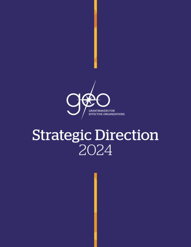 Cover of GEO's Strategic Direction 2024
