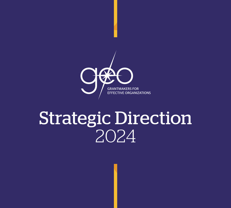 Cover of GEO's Strategic Direction 2024